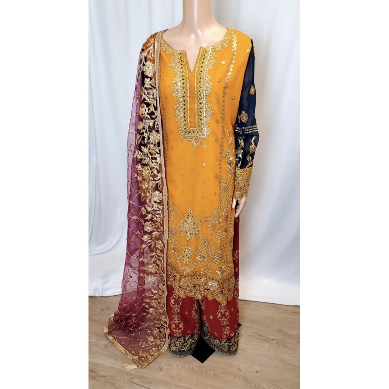 3pcs Salwar Kameez SIZE 40 (BC08A)