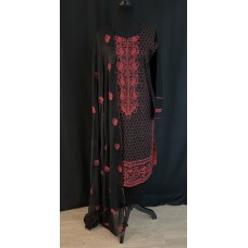 3pcs Embroidered Lawn Suit SIZE 40 (BC115A)