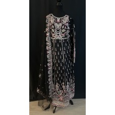 Gown with Dupatta SIZE 40 (BC156A)
