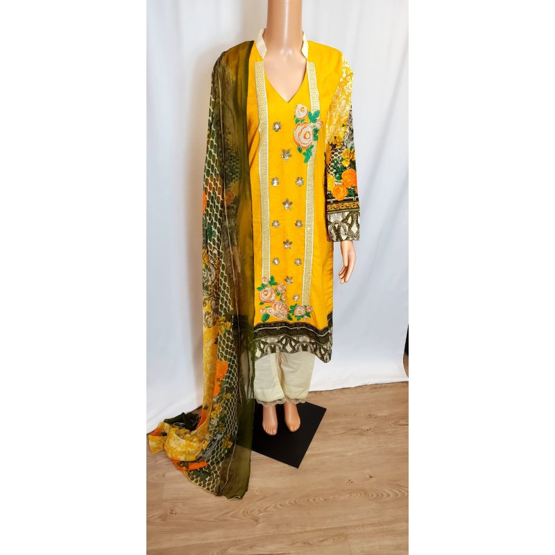 3pcs Salwar Kameez SIZE 38 (CA06A)