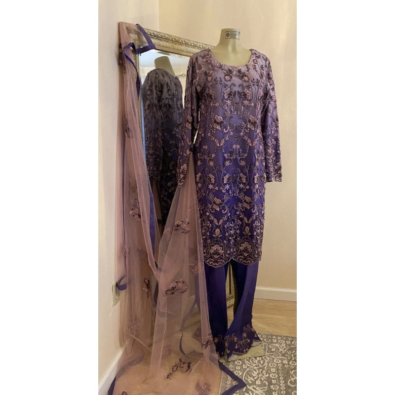 3pcs Salwar Kameez Size 40 (CA320A)