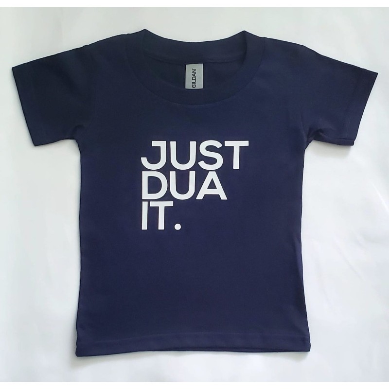 Child Navy T-Shirt JUST DUA IT (CHTSH01)