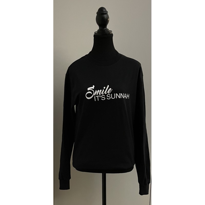 Long Sleeve Islamic T-Shirt SMILE ITS SUNNAH (LSLE-D04)